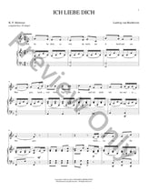 Ich Liebe Dich piano sheet music cover